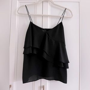 JCrew layered black cami